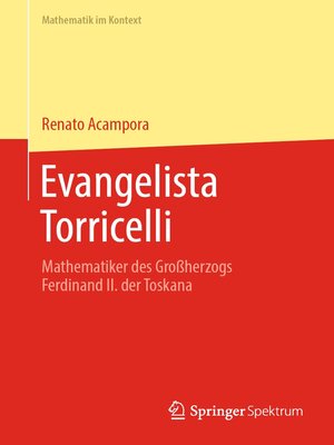 cover image of Evangelista Torricelli
